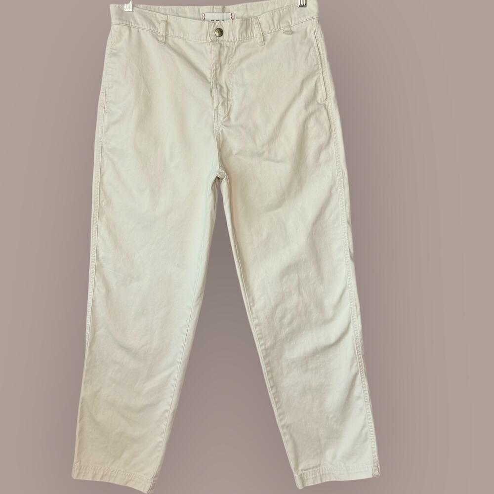 BDG Urban Outfitters Mens 32X32 Classic Straight Fit Utility Chino Pants Cream